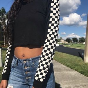 Checkered Fashion Nova shirt